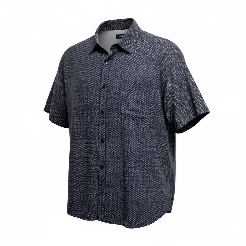 Hardaddy Mens XL Short Sleeve Button Down Shirt Micro Print Cabanacore Resort